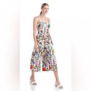 Kay Unger Amanda Floral Jumpsuit